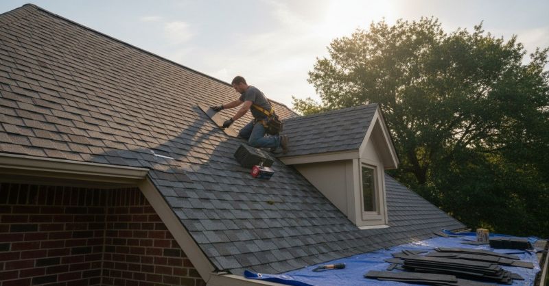 Asphalt Shingles Repair detail