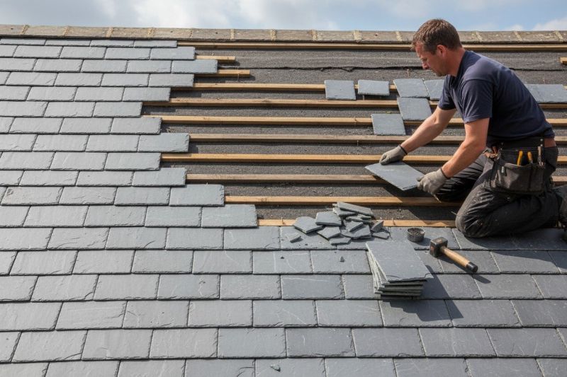 Slate Roof Construction detail